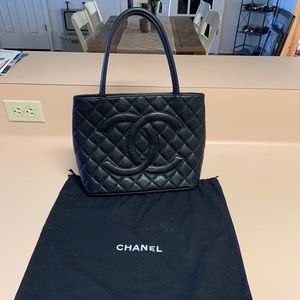 Chanel Medallion Tote Caviar